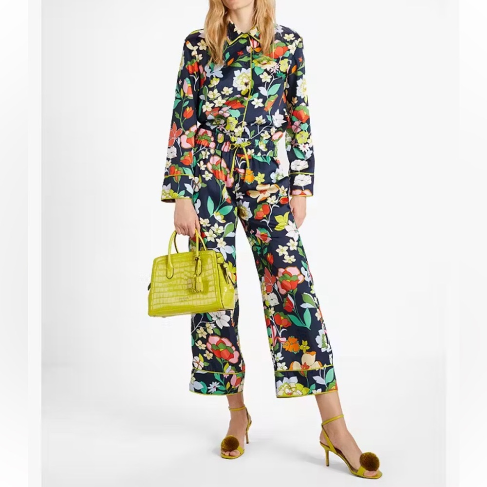 NWT Kate Spade Flower Bed Twill Shirt Size Small